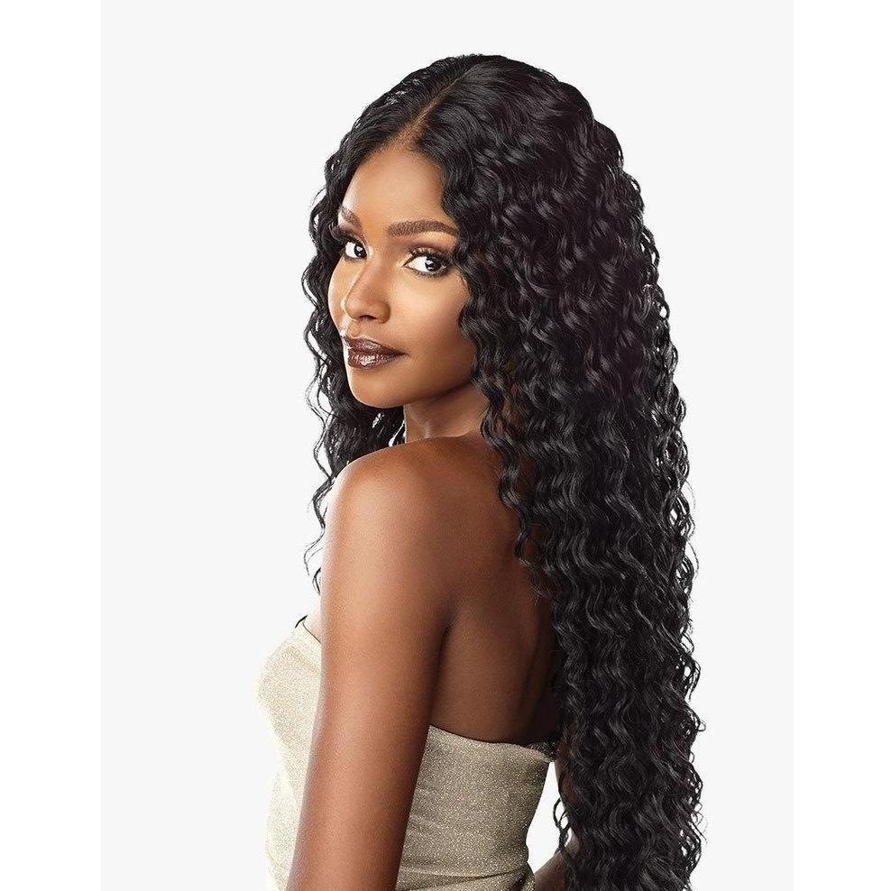 Malaysian Deep Wave Bundles With 13×4 Lace Frontal 10A Grade 100% Human Remy Hair MYLOCKME