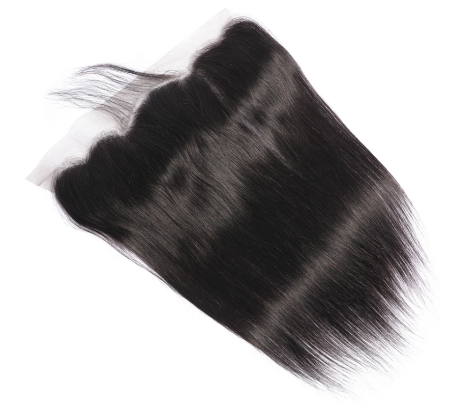 Fermeture droite de cheveux humains 13 * 6 dentelle frontale couleur naturelle MYLOCKME 