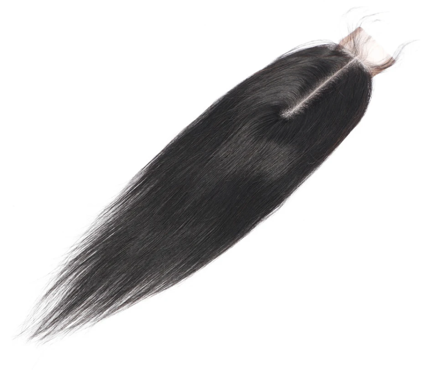 Straight Human Hair Closure 2*6 Lace Closure Natural Color MYLOCKME