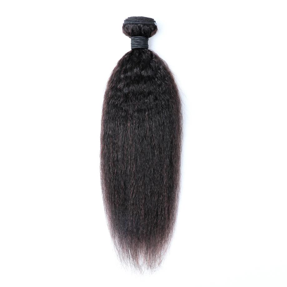 Brazilian Kinky Straight Hair 10A Grade Remy 100% Human Hair 1 Bundle Deal MYLOCKME