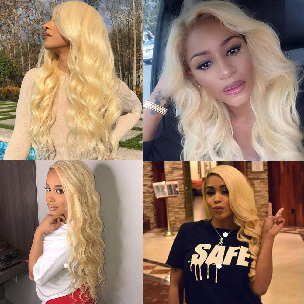 613 Blonde Body Wave 13x4 HD Lace Front Wig Human Hair Wig  MYLOCKME