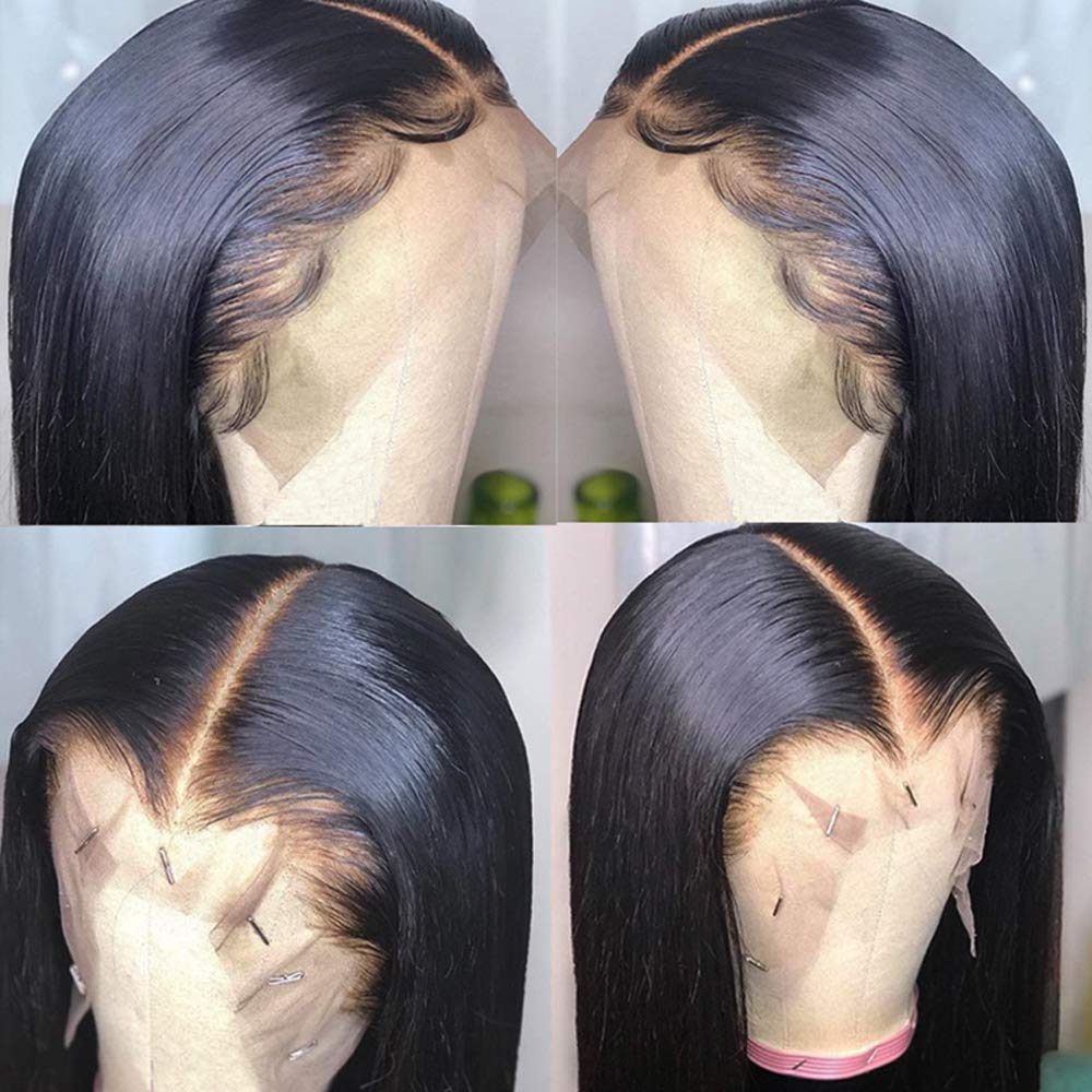 Brazilian Straight Bundles With 13×4 Lace Frontal 10A Grade 100% Human Remy Hair MYLOCKME