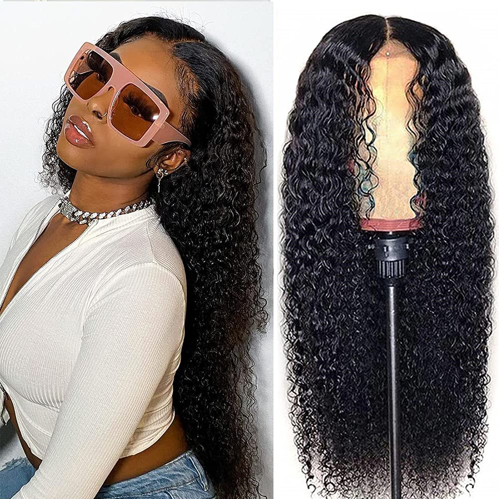 Brazilian Kinky Curly Wig 13*4 HD Lace Front Wig 150%&180% Density Human Hair Wig MYLOCKME