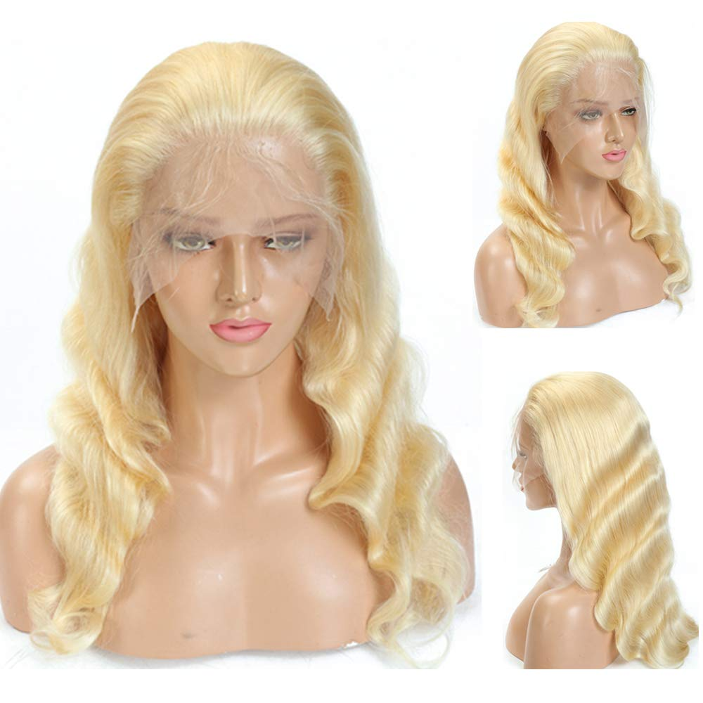 613 Blonde Body Wave 13x4 HD Lace Front Wig Perruque de cheveux humains MYLOCKME
