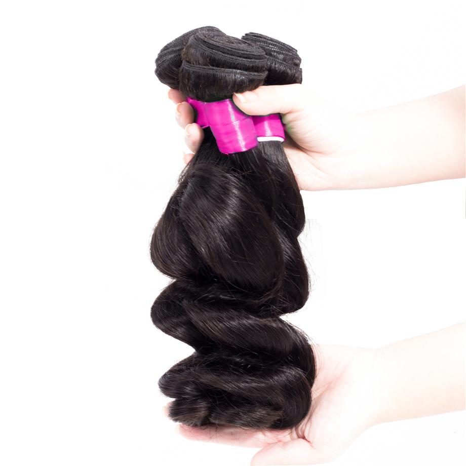 Vague lâche brésilienne 10 faisceaux 100% faisceaux de cheveux humains à vendre en gros de haute qualité MYLOCKME 