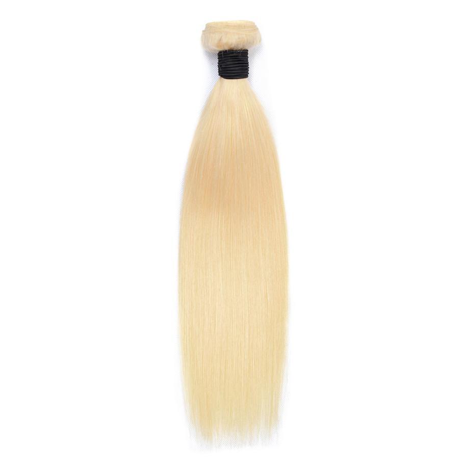 Brésilien Droit 10A Grade Remy 100% Cheveux Humains 1 Bundle Deal 613 # Couleur MYLOCKME