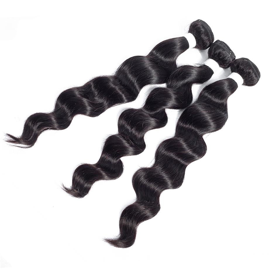 Indian Loose Deep Bundles With 4×4 Closure 10A Grade 100% Human Remy Hair MYLOCKME