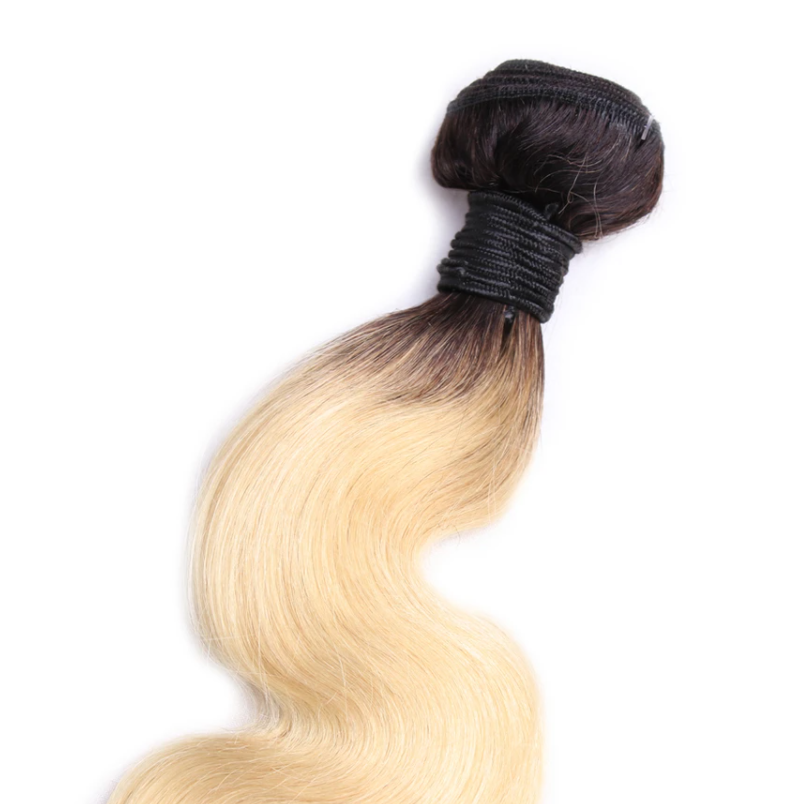 Body Wave Hair 4 Bundles 1B/613 Color Brazilian Hair Weave Bundles 100% Remy Human Hair Extension MYLOCKME
