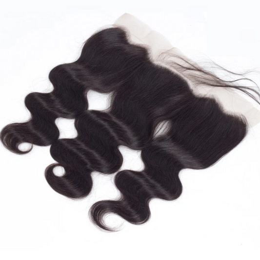 Fermeture de cheveux humains de vague de corps 13 * 6 HD dentelle frontale couleur naturelle MYLOCKME