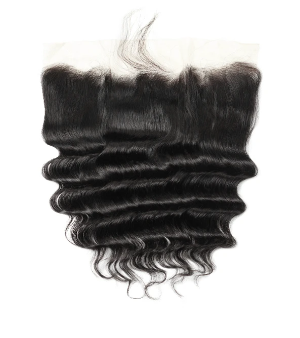 Bundles malaisiens de cheveux profonds lâches avec 13*4 cheveux Remy humains de qualité frontale 10A 100% MYLOCKME