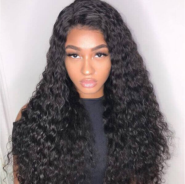 Malaysian Water Wave Bundles With 13×4 Lace Frontal 10A Grade 100% Human Remy Hair MYLOCKME