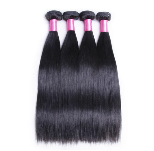 Straight Hair 4 Bundles With 40Inches Brazilian Hair Weave Bundles 100% Mylockme Human Hair Extension MYLOCKME