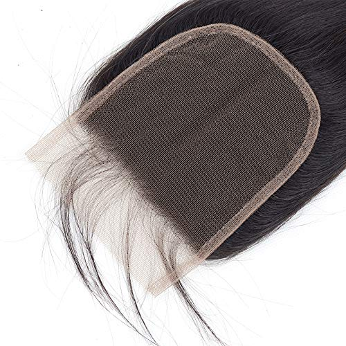 Straight Human Hair Closure 5*5 Lace Remy Lace Closure Natural Color MYLOCKME