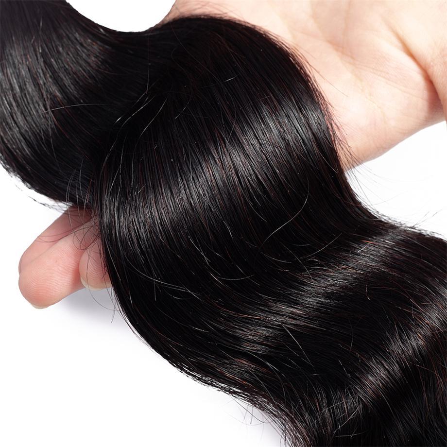 Cheveux lâches de vague profonde 4 faisceaux de cheveux brésiliens armure faisceaux 100% Remy Extension de cheveux humains MYLOCKME 